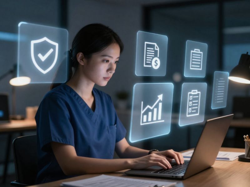Healthcare billing specialist ensuring HIPAA-compliant billing and administrative services